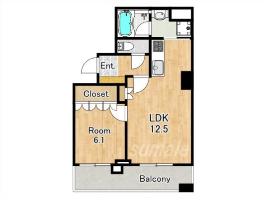大宮ファーストプレイスタワーの間取り|間取り図です。