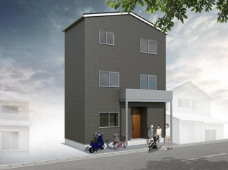 【外観パース】 | 中京区西ノ京南円町 | 外観イメージパース