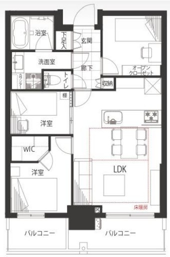 【間取り】 | GLOBAL FRONT TOWER