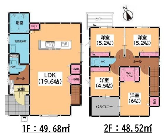 【間取り】 | 福岡市南区桧原5丁目1期　2号棟（全4棟）【仲介手数料無料・0円】 | 平日、土日祝日もお好きな日時にご見学可能です。お気軽にお問合せ下さい。