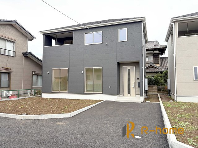 常総市山口第2　新築戸建て　2号棟の外観|ご予約を頂ければ、『平日』はもちろん『早朝』や『夜間』もご見学可能です♪お気軽にお申し付けください♪