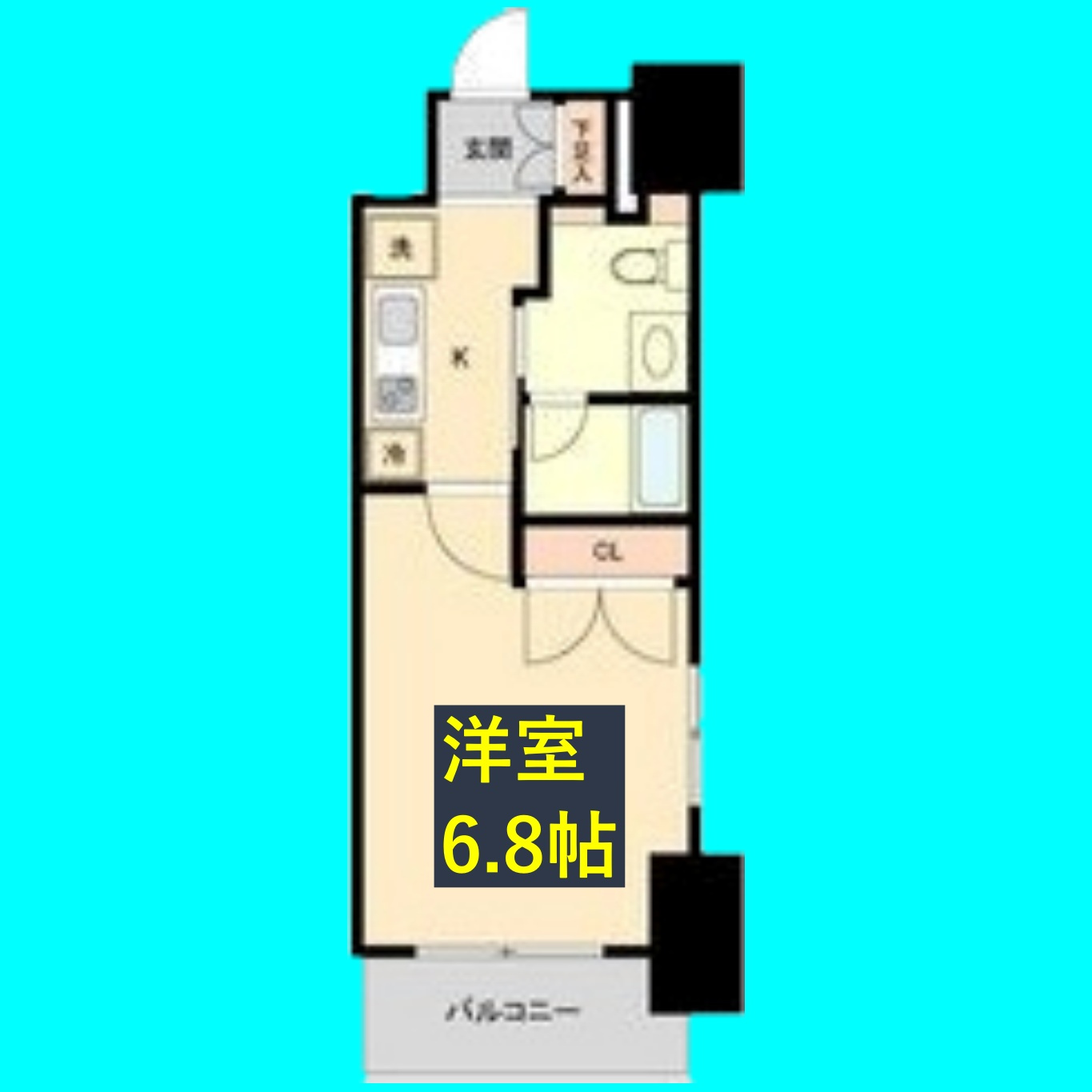 レジディア鶴舞の間取り