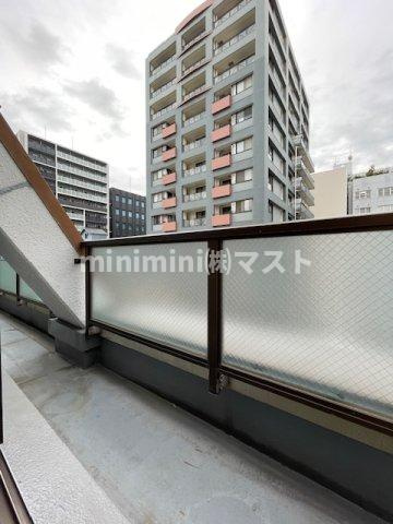 アルボール西道頓堀のバルコニー