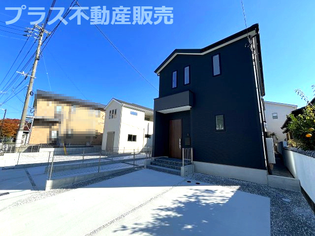 【外観】 | 福岡市南区桧原5丁目1期　4号棟（全4棟）【仲介手数料無料・0円】 | 完成しました。物件内部もご見学頂けます。プラス不動産販売にお任せ下さい。