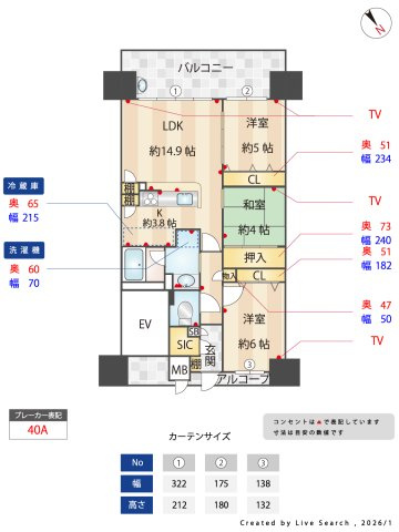 アルファステイツ西明石駅の間取り
