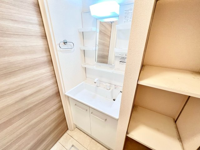 フロイデの洗面所|たっぷりとした収納スペースです