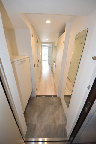 セレニテ難波グランデシュッドの玄関