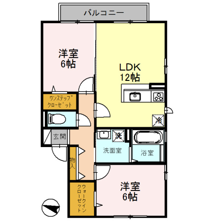 ヴューコートの間取り