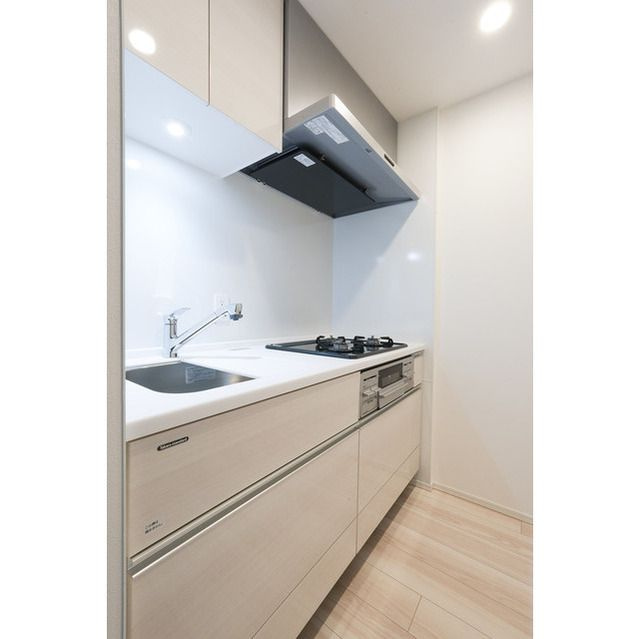 レフィールオーブ代々木のキッチン|■グリル付ガスコンロシステムキッチン■都市ガス♪