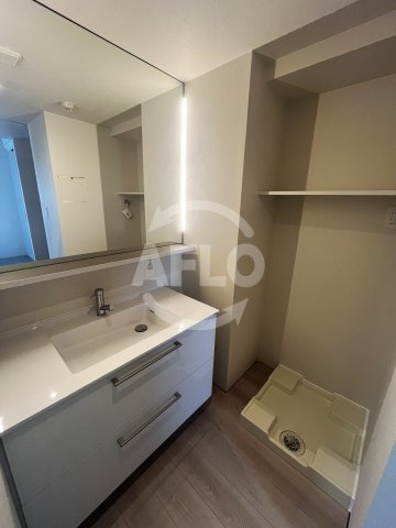 TROVE　TANIMACHI（中央小学校区）の洗面所|TROVE　TANIMACHI　洗面脱衣所