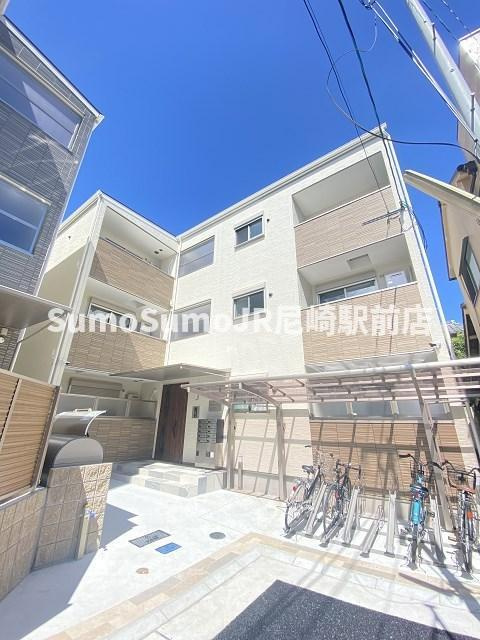 クリエオーレ神田中通Ⅱの外観|きれいな外観です