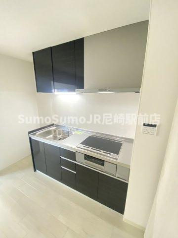 クリエオーレ神田中通Ⅱのキッチン|キッチンでお料理をお楽しみください