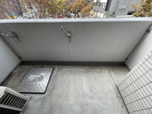 SWISS梅田東のバルコニー|落ち着いた時間を過ごせるバルコニーです