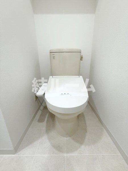 板橋区稲荷台の賃貸マンションのトイレ