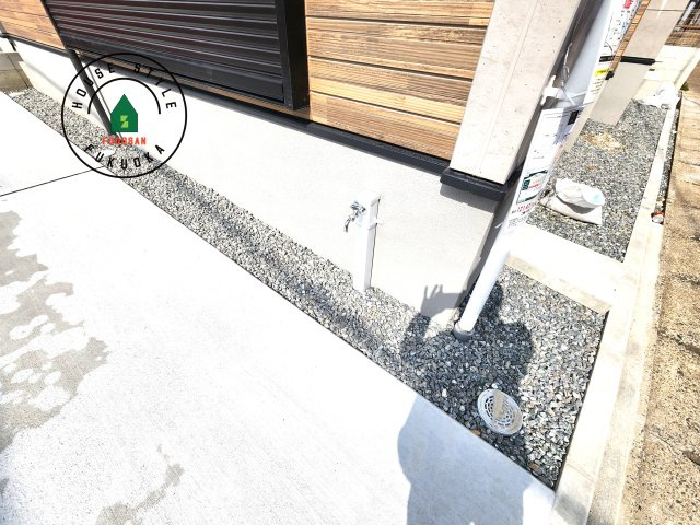 福岡市博多区諸岡3丁目第2-2棟（2号棟）　の庭|お庭で自由な時間を過ごせます。