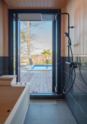 【浴室】 | Vilike大室高原 | プールから直接ご利用いただけます