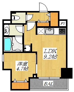 Ｄｅａｒ　ＷＡＮ　Ｃｏｕｒｔ　王子飛鳥山の間取り|間取りです☆
