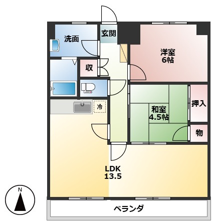 竹中ビルの間取り