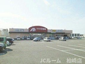 リバーサイドハウスＢの周辺|クスリのアオキ松美店まで800m