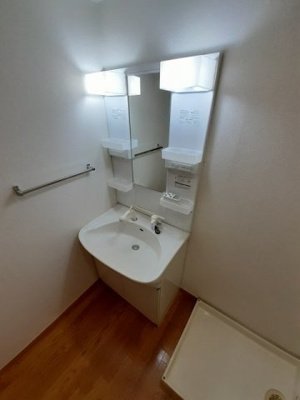 【洗面所】 | エレガント西青 | 広い洗面スペース