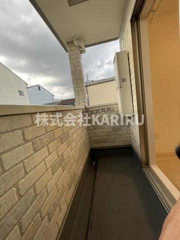 KTIレジデンス桃谷Bのバルコニー