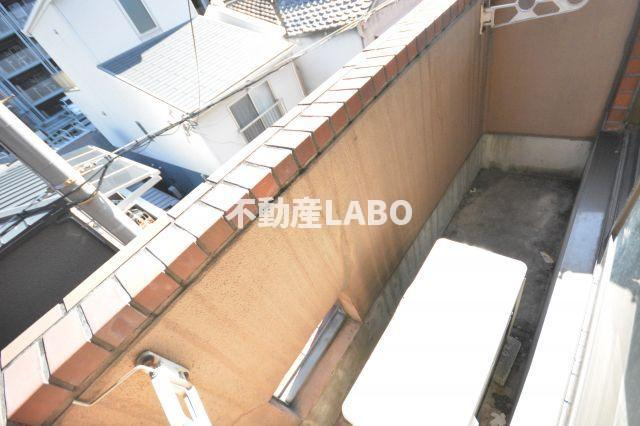 ラパンジール阿倍野のバルコニー