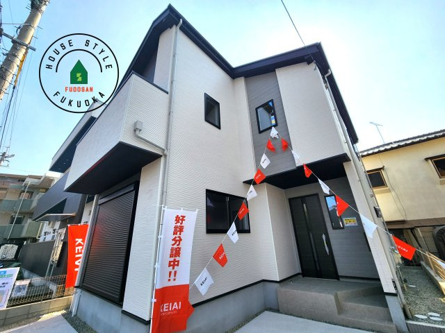 福岡市東区香椎駅東1丁目第3-1棟（1号棟）　の外観|デザイン性のある外観です。