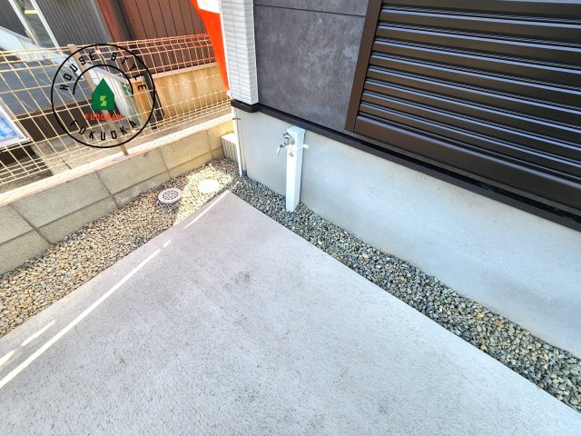 福岡市東区香椎駅東1丁目第3-1棟（1号棟）　の庭|お庭で自由な時間を過ごせます。