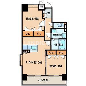 【間取り】 | ルシール筑紫通り