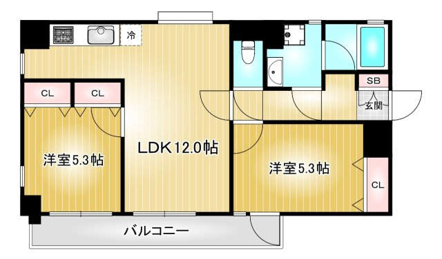 新栄Grand M|名古屋市の賃貸ならMy賃貸の間取り|新栄Grand　M
