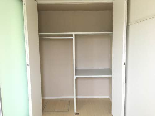 岡山市北区舟橋町のアパートの収納