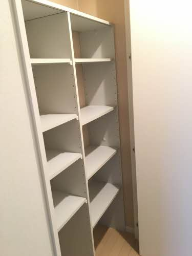 岡山市北区舟橋町のアパートの収納