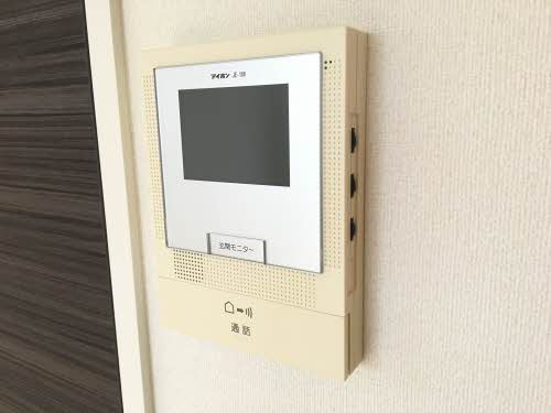 岡山市北区舟橋町のアパートのセキュリティ