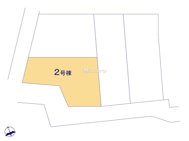 那珂市菅谷16期　新築戸建　2号棟の区画図