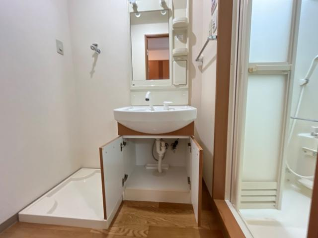 アルコバレーノ新白河の内装|洗面台収納