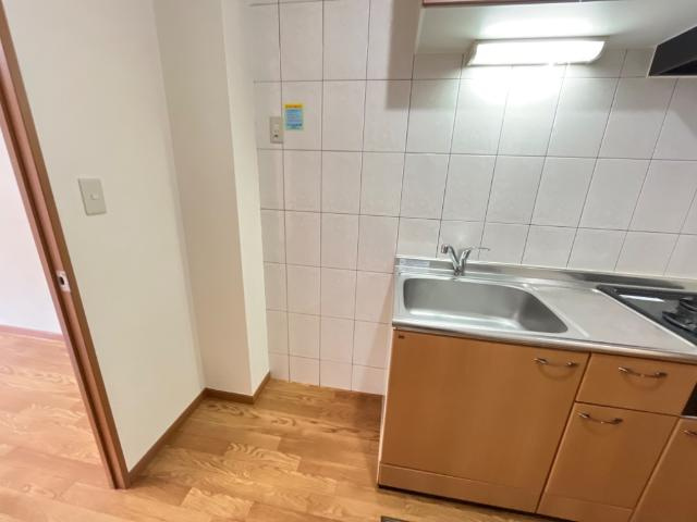 アルコバレーノ新白河のキッチン|冷蔵庫置き場