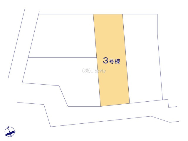 那珂市菅谷16期　新築戸建　3号棟の区画図