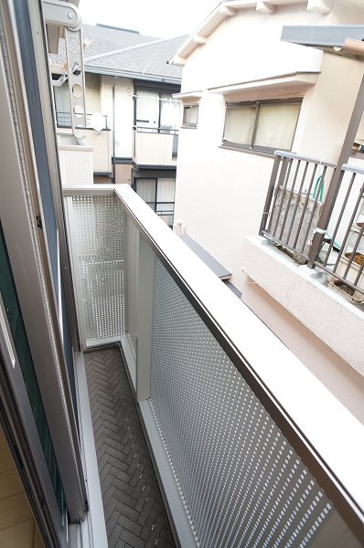 Cube　Ｂのバルコニー