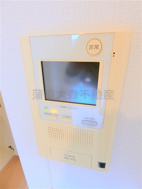 プラウドフラット蒲田Ⅱの設備|TVモニター付オートロック　インターホン