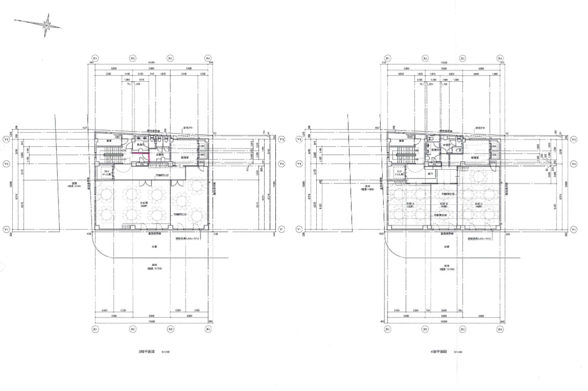 大名1丁目一棟貸店舗の区画図