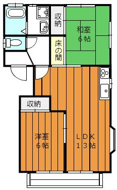 ロイヤルパレスの間取り