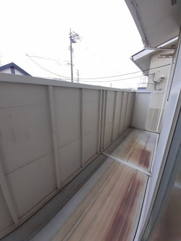 ボナール平野Ｂのバルコニー