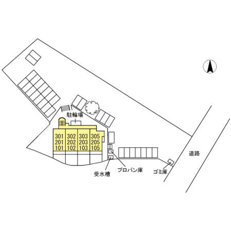 ピュアステージⅤの区画図