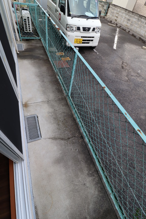 プレジール山河のバルコニー