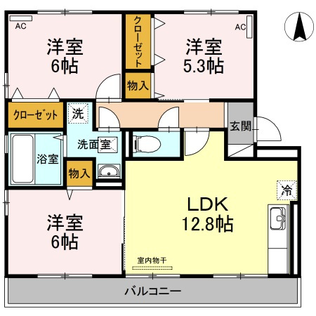 ラーバンコート　Ⅱ番館 Ⅱの区画図
