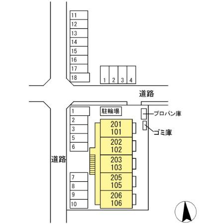 Ｃｏｒａｌ　Ｒｅｅｆ　Ｋの区画図