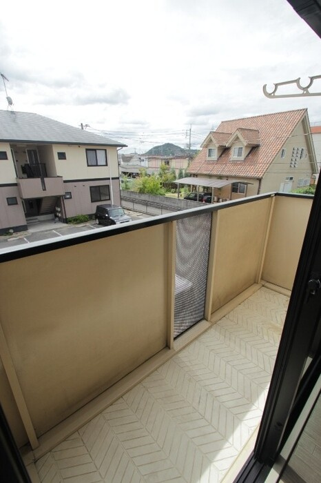 ヴィラアフェクション　A棟のバルコニー