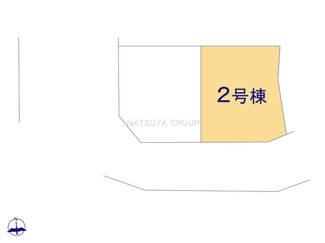 【区画図】 | ブルーミングガーデン岡崎市若松町大廻　2号棟