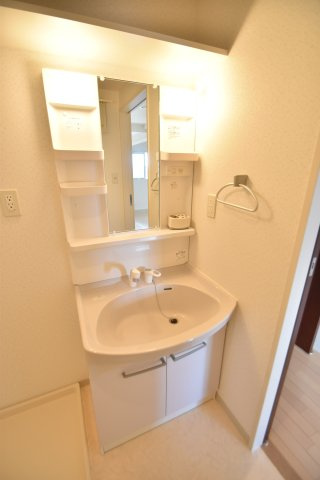 大阪市城東区鴫野西１丁目の賃貸マンションの洗面所