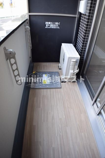 プレサンス立売堀パークシティのバルコニー